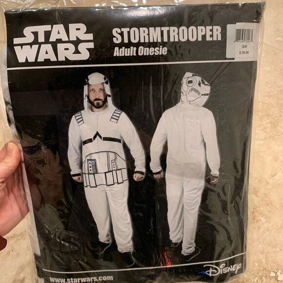 Disney Star Wars stormtrooper men’s onesie costume - Picture 2 of 4